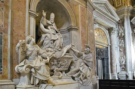 Sculptures In St. Peters Basilica, Italy Photograph by Kenneth Murray ...