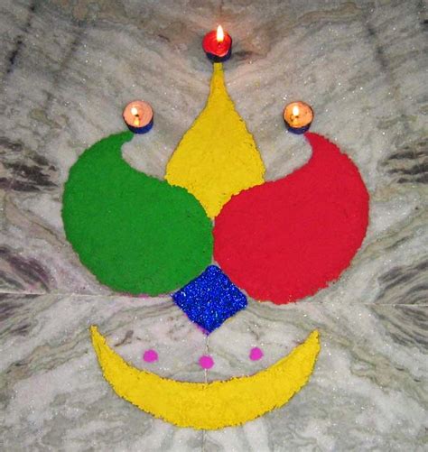 Easy & Creative Rangoli Designs for Kids - Kids Art & Craft