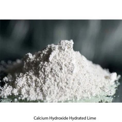 Calcium Hydroxide Hydrated Lime, For Water Disinfectant, Powder at Rs 120/kg in Umargam