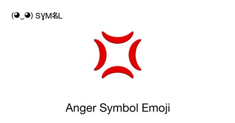 💢 - Anger Symbol Emoji 📖 Emoji Meaning Copy & 📋 Paste ( ‿ ) SYMBL