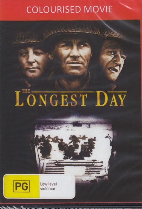 The Longest Day - John Wayne DVD ( Colourised Version ) - Film Classics