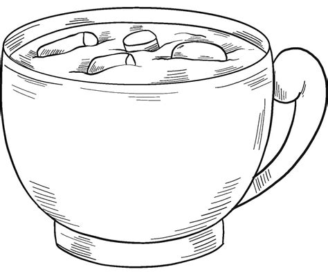 25+ hot cocoa coloring sheet - DeclanMuddathir