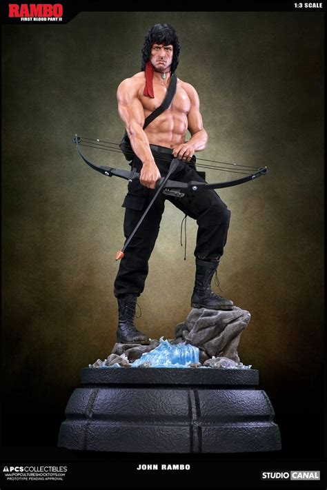 PCS Collectibles Presents RAMBO 1:3 Scale Statue | Figures.com