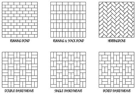 PAVER BRICK PATTERNS | FREE PATTERNS