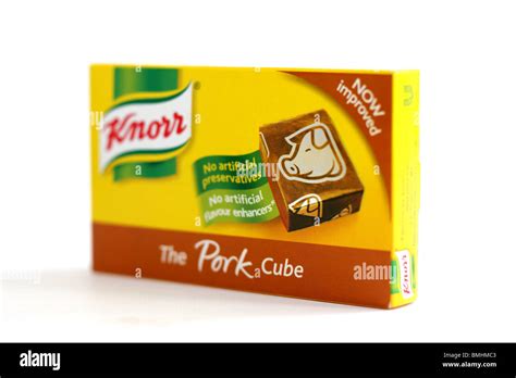 Knorr Pork Stock Cubes Stock Photo - Alamy