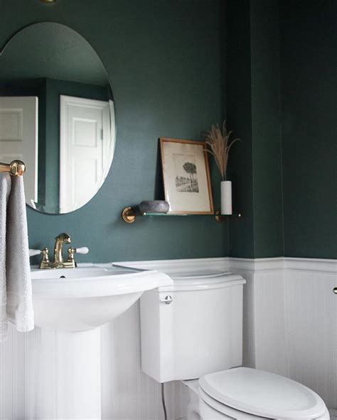 Current Mood | Green Interior Paint Color | Clare in 2020 | Green bathroom, Small apartment ...