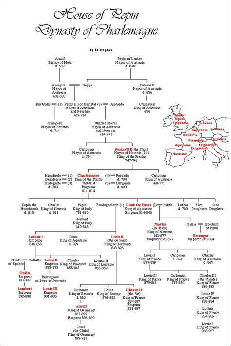 Genealogy of Charlemagne | Family tree genealogy, Genealogy history ...