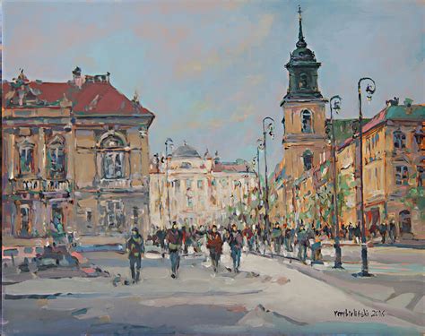 Warsaw, Poland Painting by Piotr Rembielinski - Fine Art America