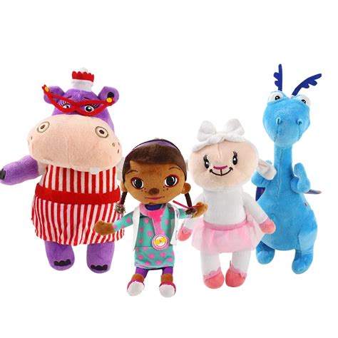 Doc Mcstuffins Clinic Plush Toys Doctor Donny Stuffy Dragon Lambie ...