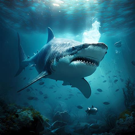 shark activity illustration AI Generated 21947850 Stock Photo at Vecteezy