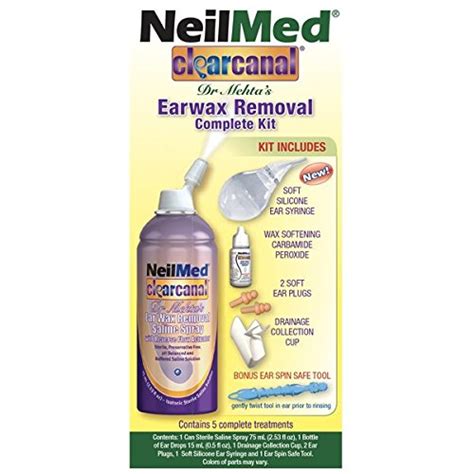 NeilMed Clearcanal Ear Wax Removal Complete Kit 2.5oz (75mL)