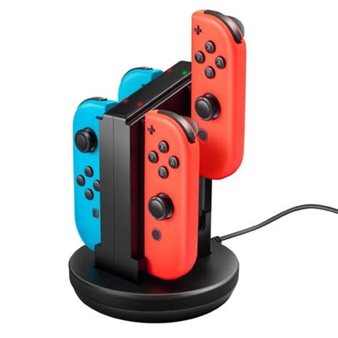 Insten For Nintendo Switch Joycon Controller Charging Dock Station Joy-con Charger Stand, Black ...