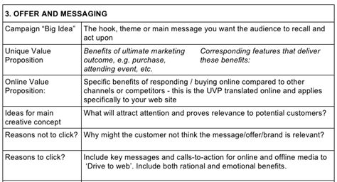 Digital Marketing Campaign Planning Template | Smart Insights