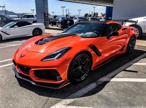 Chevrolet Corvette C7 ZR1 painted in Sebring Orange Photo taken by ...