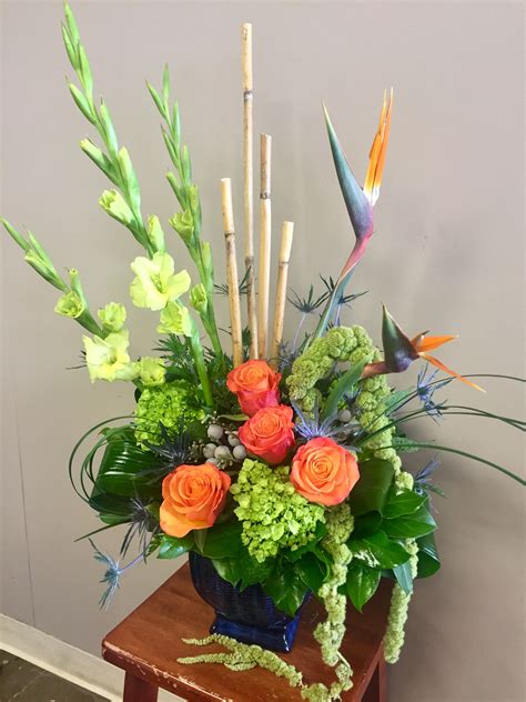 Birds of paradise floral arrangement Birds Of Paradise, Floral Designs ...