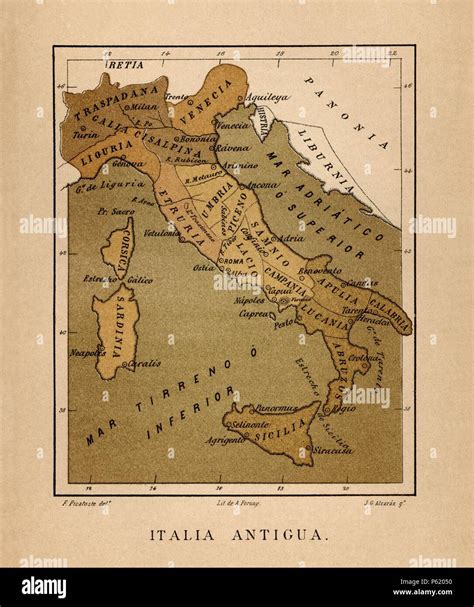 Mapa italia antigua hi-res stock photography and images - Alamy