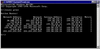 Use the Route Command - Cisco