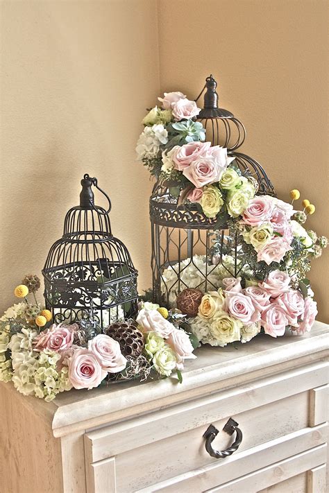 Bird cages centerpiece idea. | Bird cage centerpiece, Bird cage decor ...