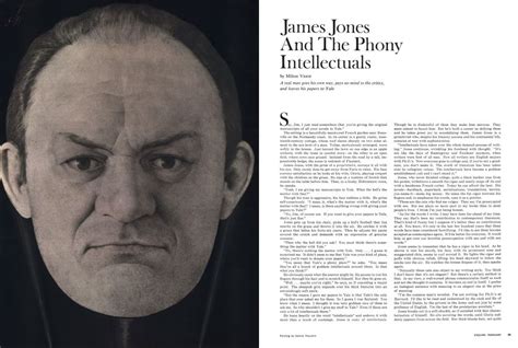 James Jones and the Phony Intellectuals | Esquire | FEBRUARY 1968