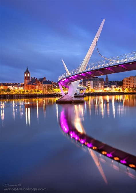 ˚The Peace Bridge is a cycle and footbridge bridge across the River ...