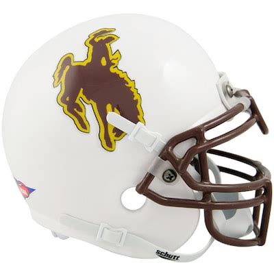 Schutt Wyoming Cowboys Authentic Mini Helmet - Fanatics.com