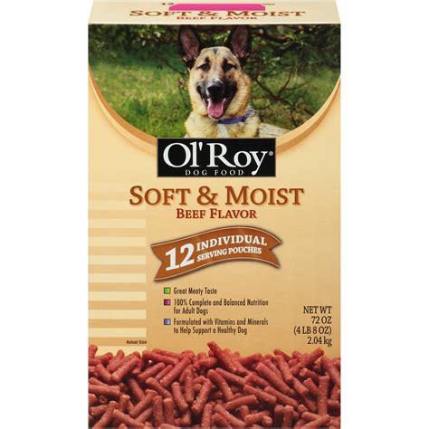 Ol' RoyÂ® Soft Moist Beef Flavor Dog Food 72 oz. Box Fast Free SHIPPING 78742225951 | eBay