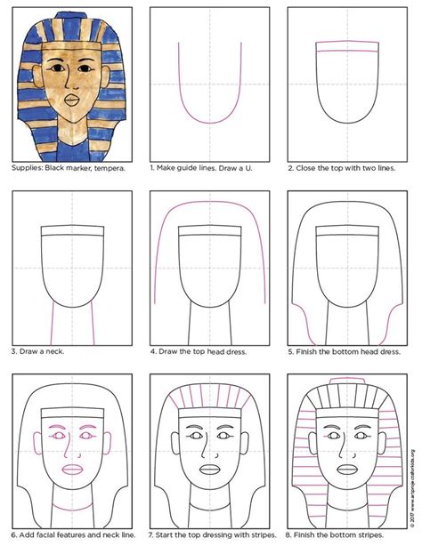 King Tutankhamun Drawing