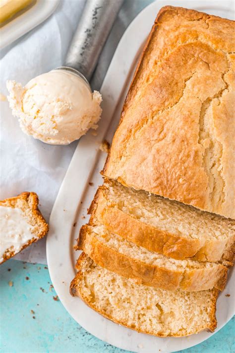 Ice Cream Bread (2-Ingredient Recipe) - Sugar and Soul