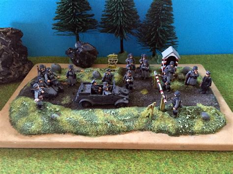 The Queens Shilling : 28mm WWII - German Road Block Diorama - Wargames ...