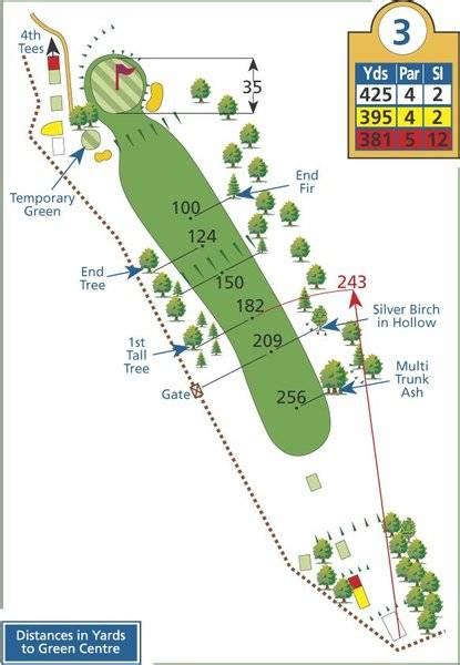 Hole 3 | Leek Golf Club :: Staffordshire