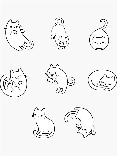 Printable Cute Stickers Black And White