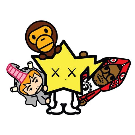 cool, cute character design N.E.R.D - ? | Bape wallpapers, Bape art ...