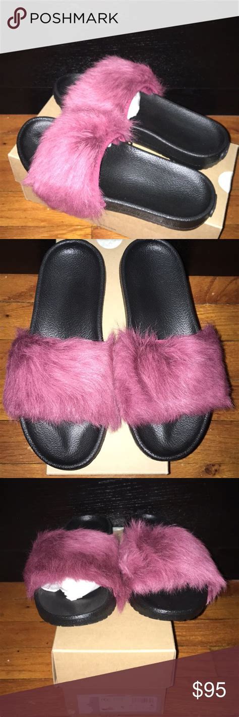 UGG Fur Slippers | Fur slippers, Slippers, Uggs