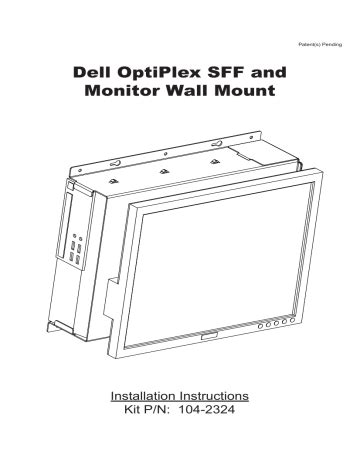 Dell OptiPlex SFF and Monitor Wall Mount | Manualzz