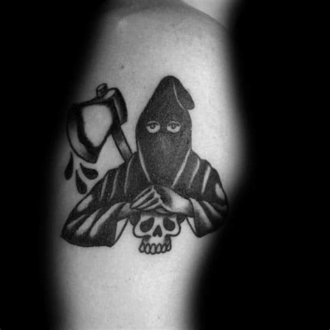 30 Executioner Tattoo Ideas For Men - Hangman Designs