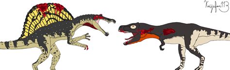 BBC Spinosaurus VS T-rex by KaijuFan113 on DeviantArt