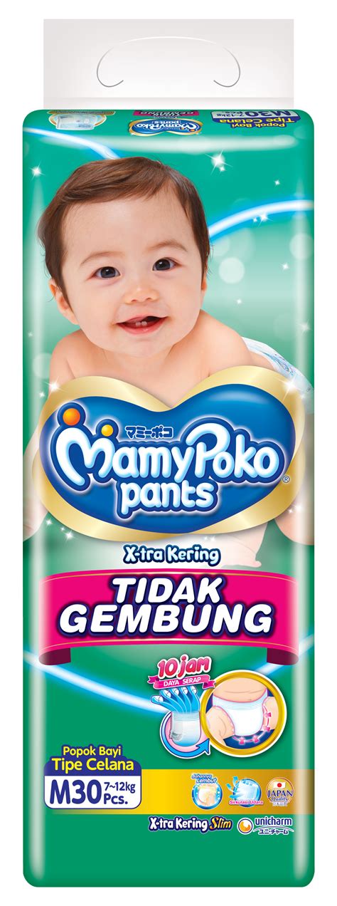 Jual Mamypoko Pants X-tra Kering Slim Popok Celana M-30 di Seller Bliblimart (Ibu & Anak ...