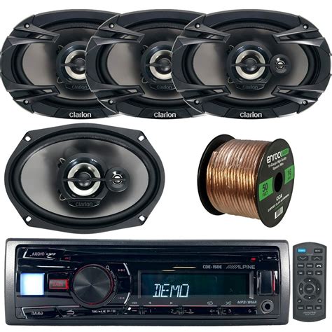 Alpine CDE-150E Single DIN CD Player USB AUX Radio Stereo Car Audio ...