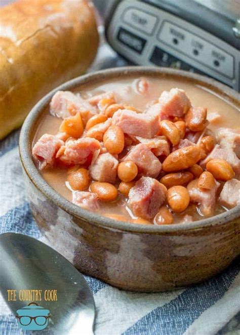 SLOW COOKER SOUP BEANS AND HAM (+Video) | The Country Cook