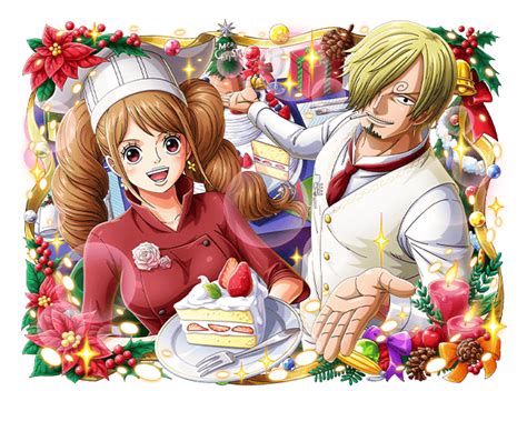 Pudding and Sanji by bodskih on DeviantArt