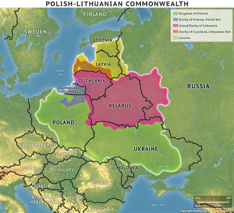 The Rise and Fall of the Polish-Lithuanian Commonwealth - Vivid Maps