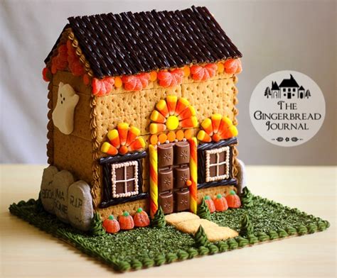 gingerbread house, Halloween gingerbread house, no-bake, tutorial – The Gingerbread Journal