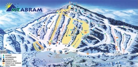 Mt. Abram Ski Resort Trail Map | OnTheSnow