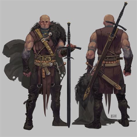 ArtStation - Hunter concept, Elena Skitalets | Fantasy character design, Character design ...