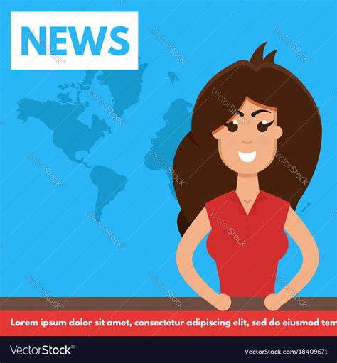 Breaking newstv screen layout Royalty Free Vector Image