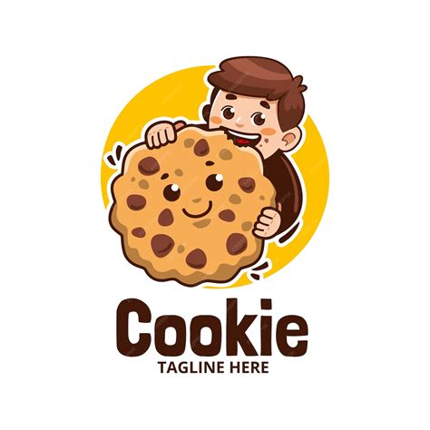 Free Vector | Hand drawn cookies logo template