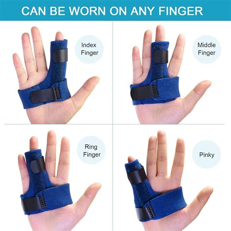 Sumifun Finger Brace Splint for Trigger Finger Arthritis Pain & Injuries - Right Hand Support