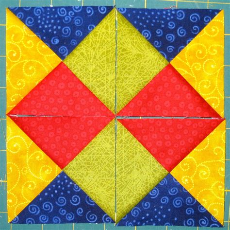 How to Make Quarter Square Triangles. | Quilts By Jen