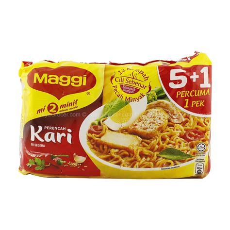 Maggi Curry or Kari (77gx5 pkt) - Noodles & Vermicelli - Pantry Essentials | Komalas Vegemart ...