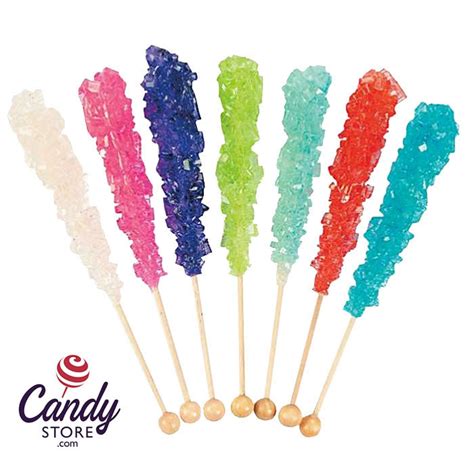 Assorted Rock Candy Crystal Sticks - 36ct | CandyStore.com